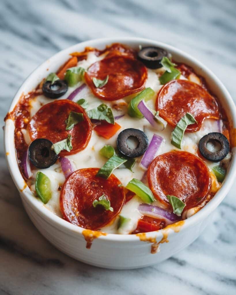 Easy High-Protein Cottage Cheese Pizza Bowl Recipe