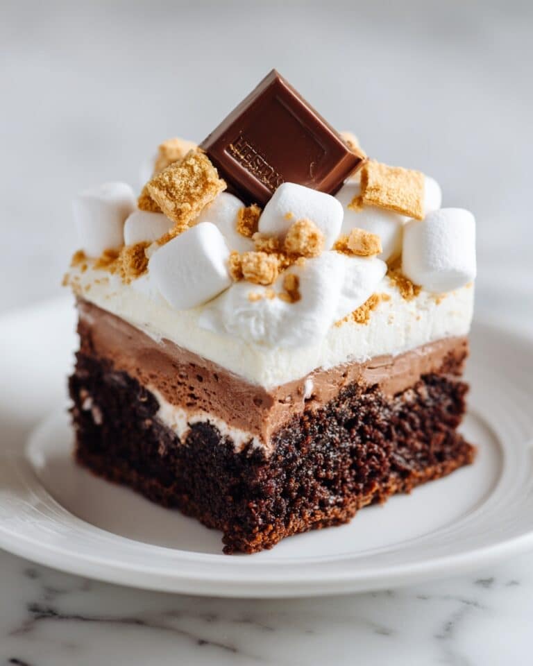 S’mores Poke Cake Recipe