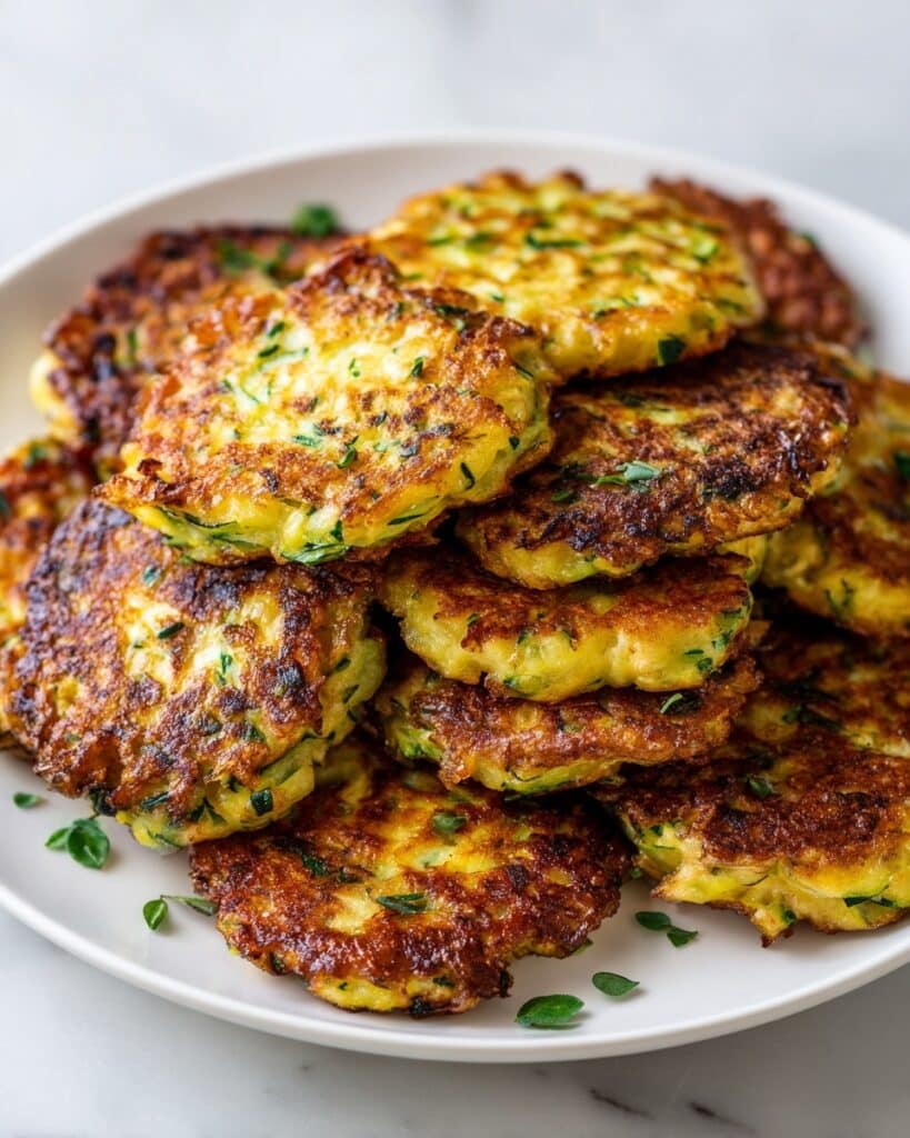 Crispy Zucchini Fritters Recipe