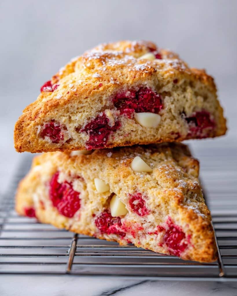 White Chocolate Raspberry Scones Recipe