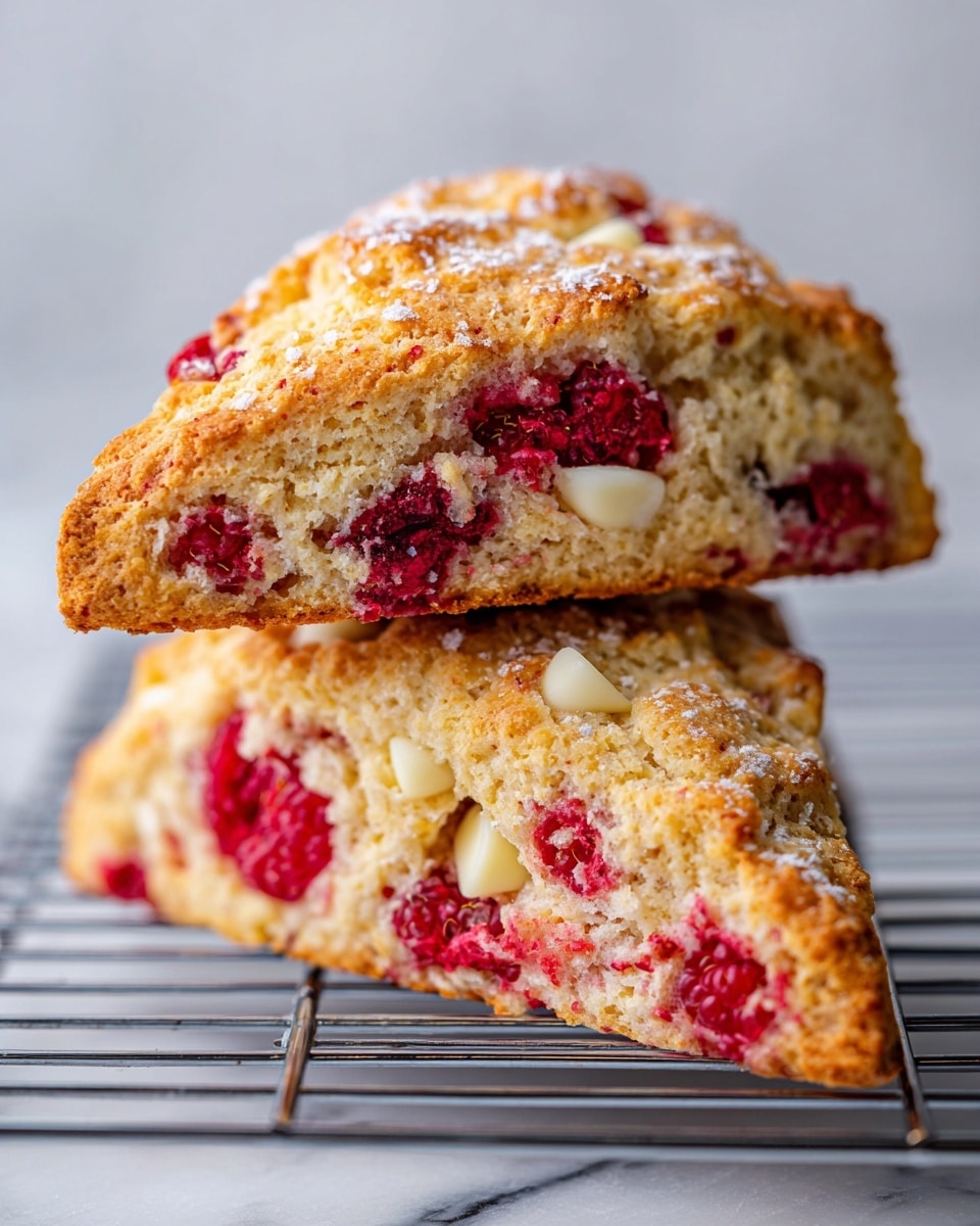 White Chocolate Raspberry Scones Recipe