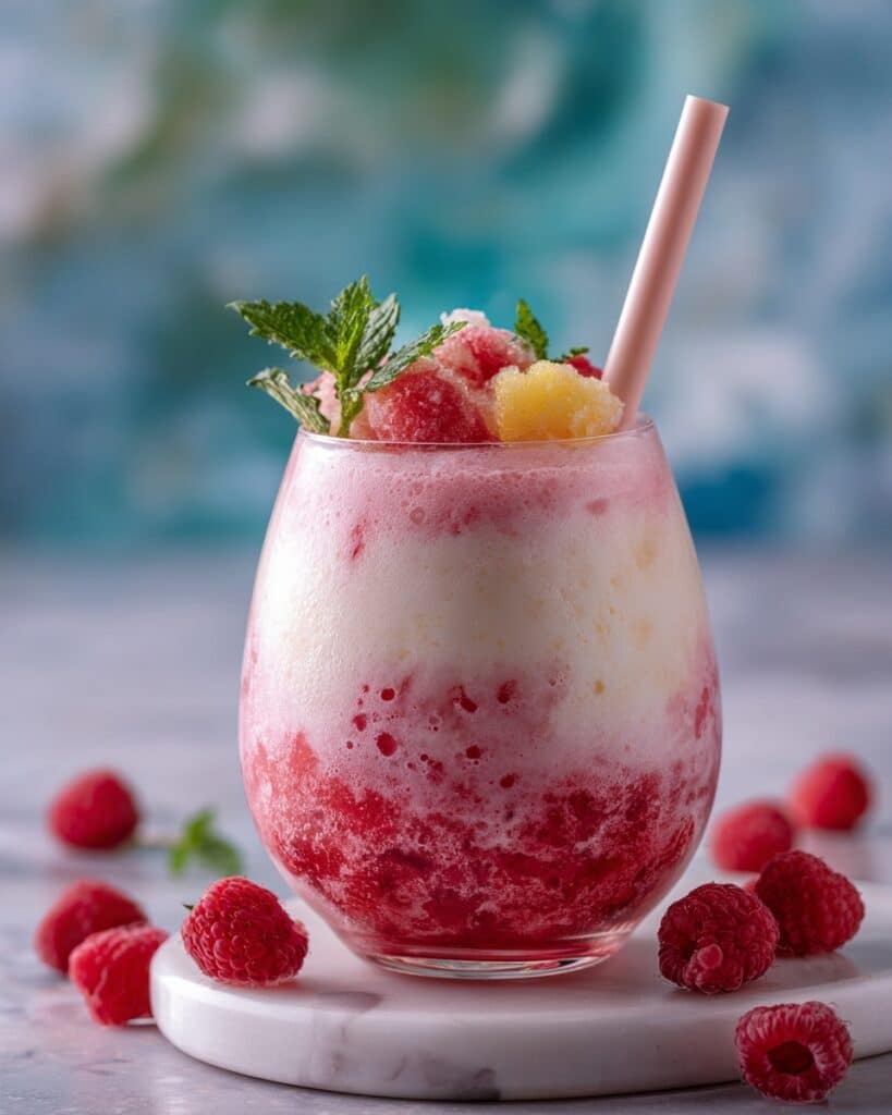 Raspberry Colada Twist: A Delicious Tropical Escape at Home Recipe