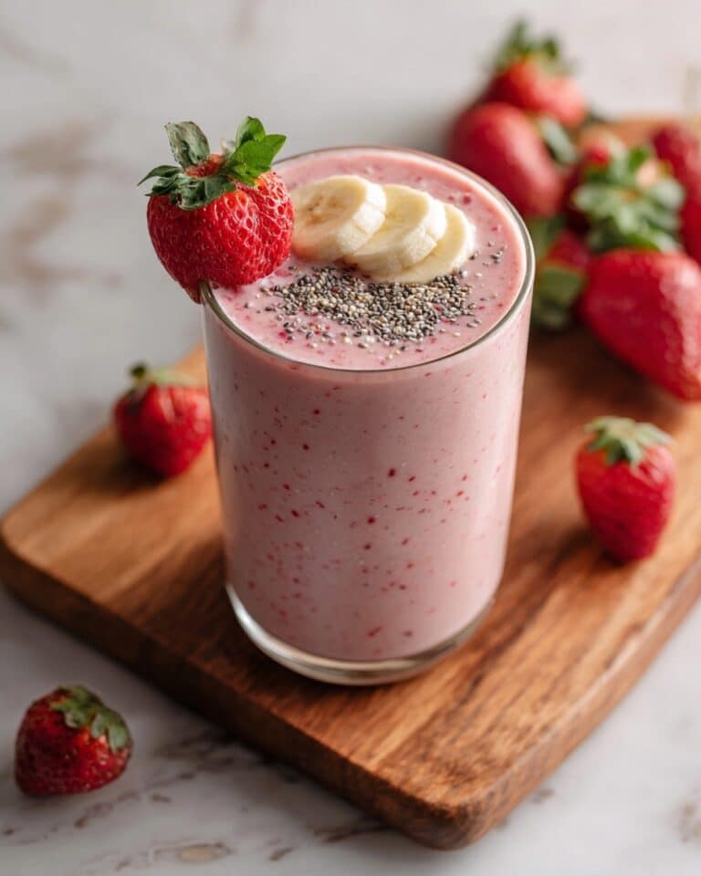 3-Ingredient Strawberry and Chia Smoothie Recipe